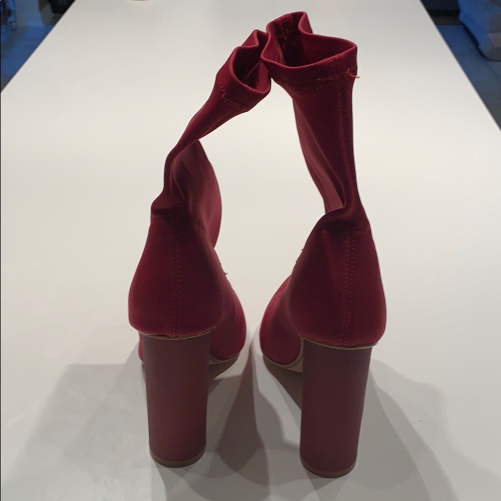 Cape Robbin Maroon Boots - Picture 3 of 6